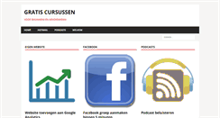 Desktop Screenshot of gratiscursussen.com