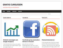 Tablet Screenshot of gratiscursussen.com